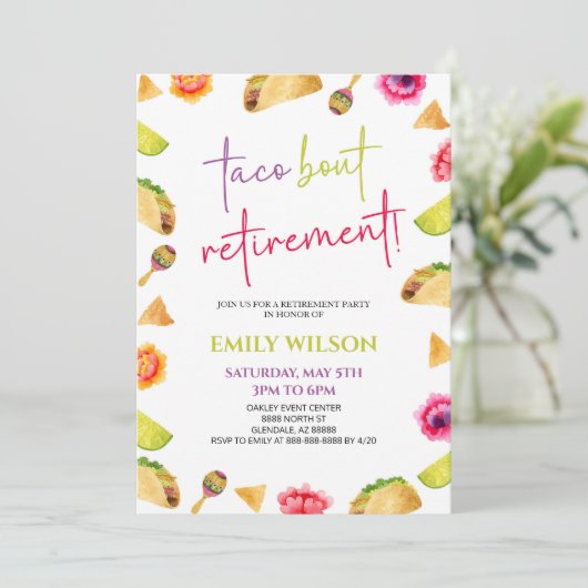 タコ引退だ!フィエスタリタイアメントパーティー 招待状 (スタンド正面)
