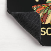 タコ恋人の女性メキシカン料理ギフトタコス マウスパッド (コーナー)