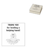 タコ感謝してい先生救済は ラバースタンプ (押印)