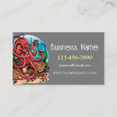 タコ数々のタコ 名刺 (裏面)