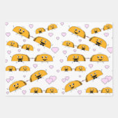 タコ新郎新婦結婚のラッピングシート ラッピングペーパーシート (正面3)