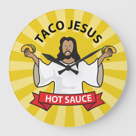 タコ時間 ラージ壁時計 (正面)