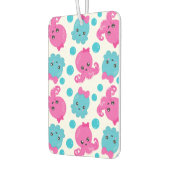 タコ柄、かわいいタコ、海獣 カーエアーフレッシュナー (左)