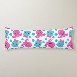 タコ柄、かわいいタコ、海獣 ボディピロー