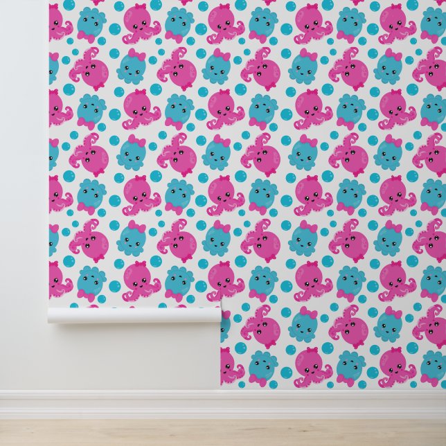 タコ柄、かわいいタコ、海獣 壁紙 (アプリケーション)