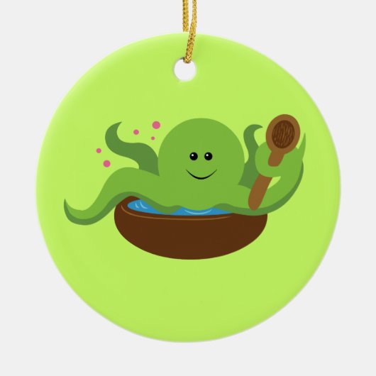 タコ汁 セラミックオーナメント (正面)