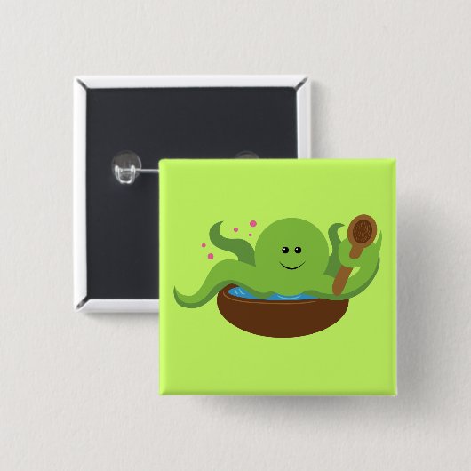 タコ汁 缶バッジ (正面&裏面)