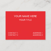 タコ沿岸ビーチおもしろいタコ 名刺 (裏面)