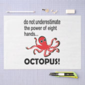 タコ海シーおもしろいタコティッシュペーパー 薄葉紙 (クラフト)