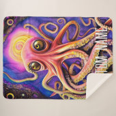 タコ海シーイカ動物水中競技 シェルパブランケット (正面(横))