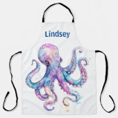 タコ海航海の産海ピンク エプロン (正面)