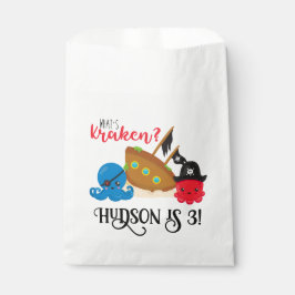 タコ海賊こども誕生日「クラケンとは」 フェイバーバッグ