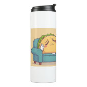 タコ火曜セラピーおもしろい- Cartoon Food Art タンブラー (回転左)