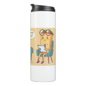 タコ火曜セラピーおもしろい- Cartoon Food Art タンブラー (回転右)