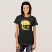 タコ火曜タコス・メキシコ料理 Tシャツ (正面フル)