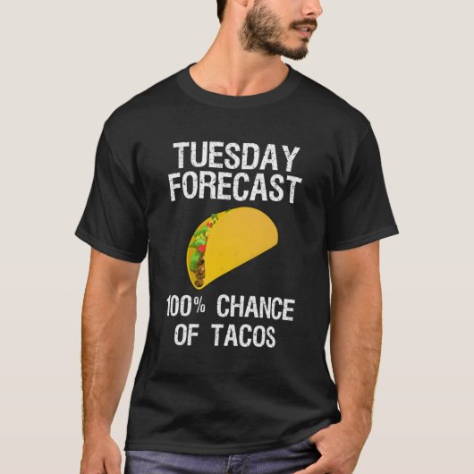 タコ火曜タコ予報 Tシャツ (正面)