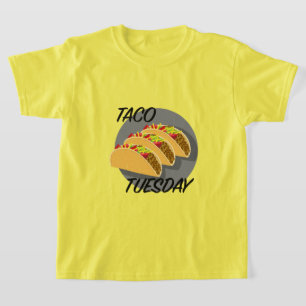 タコ火曜デザイン – キッズベーシックTシャツ Tシャツ