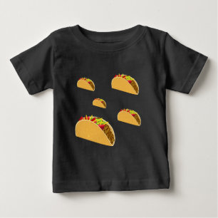タコ火曜デザイン-ベビー素晴らしジャージーTシャツ ベビーTシャツ