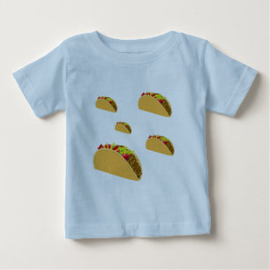 タコ火曜デザイン-ベビー素晴らしジャージーTシャツ ベビーTシャツ