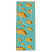 タコ火曜デザイン-抱き枕 – ワイン ワインギフトバッグ (裏面)