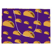 タコ火曜デザイン-抱き枕 – 大 ラージペーパーバッグ (裏面)