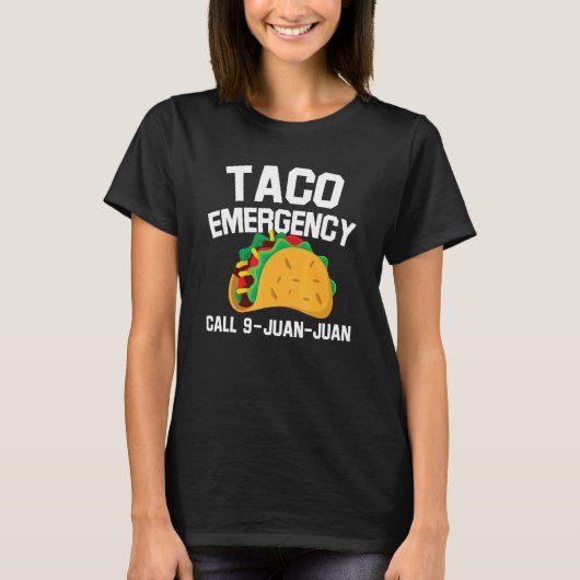 タコ火曜日の非常用メキシコ料理Cinco De Mayo Tシャツ (正面)