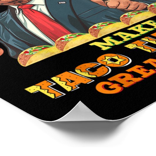 タコ火曜日タコを火曜日に再素晴らし度Donald ポスター (角)