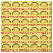 タコ火曜日メキシコ料理タコス黄色の生地 ファブリック (見本)