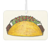 タコ火曜日メキシコ料理テックスMexタコスグルメ カーエアーフレッシュナー (正面)