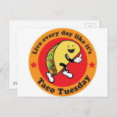 タコ火曜日毎週火 ポストカード (正面/裏面)