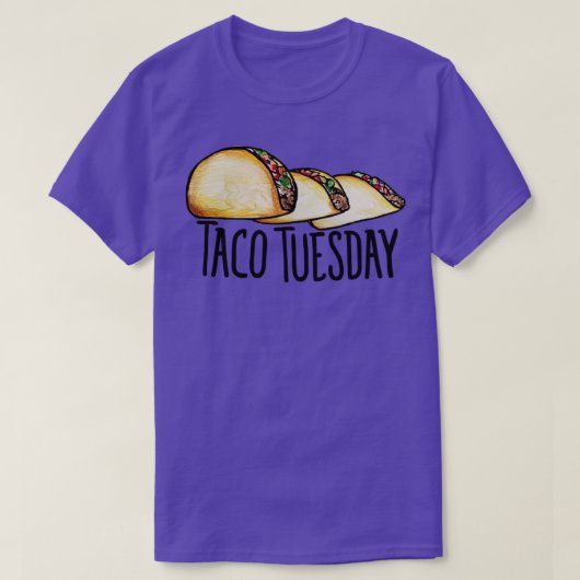 タコ火曜日1 Tシャツ (デザイン正面)