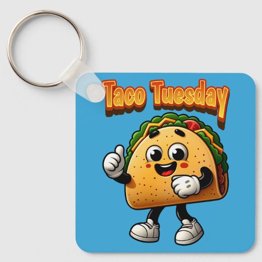 タコ火曜日 キーホルダー (正面)