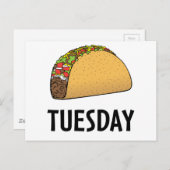 タコ火曜日 ポストカード (正面/裏面)