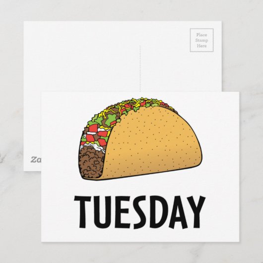 タコ火曜日 ポストカード (正面/裏面)