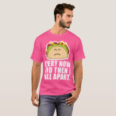 タコ火曜日Every Now Then I秋アパートタおもしろいック Tシャツ (正面フル)