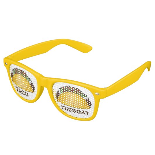 タコ火曜Tex Mexメキシコ料理Cinco de Mayo レトロサングラス (アングル)