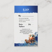 タコ熱帯海ブルーオレンジシーサイドビーチ アドバイスカード (正面)