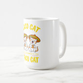 タコ猫のスペルは逆にタコ猫 コーヒーマグカップ (正面右)