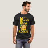 タコ猫の英語表記を逆から読むとTacocat Tee Tシャツ (正面フル)