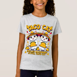 タコ猫フィエスタ かわいいシンチョデマヨチビ Tシャツ