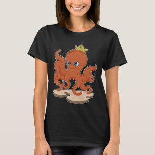 タコ王冠 Tシャツ