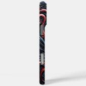 タコ疑問に思:鮮やか模様 Case-Mate iPhoneケース (裏面 / 右)