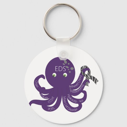 タコ白裏地 キーホルダー (正面)