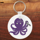 タコ白裏地 キーホルダー (正面)