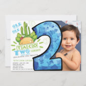 タコ第2バースデーフェスタ写真 招待状 (正面)