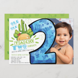 タコ第2バースデーフェスタ写真 招待状