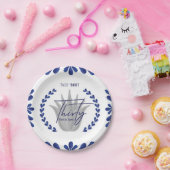 タコ約30 |ブルー/シルバーテキーラプレート ペーパープレート (パーティー)