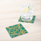 タコ紙コースター絵画-'s スクエアペーパーコースター (インサイチュ)