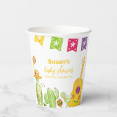 タコ素朴'Bout Cactusライムギターベイビーシャワー 紙コップ (裏面)