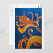 タコ絵画病 ポストカード (正面/裏面)